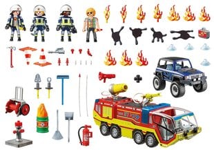 70557 PLAYMOBIL® City Action, Пожарная машина с горящим джипом цена и информация | Конструкторы и кубики | kaup24.ee