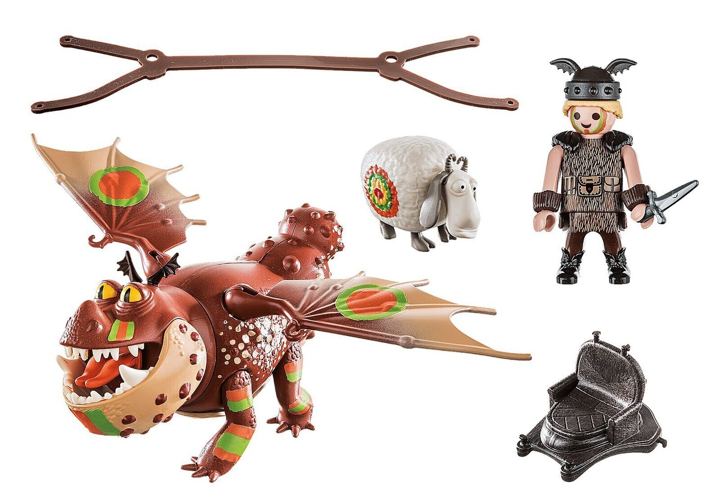 70729 PLAYMOBIL® Dragons Draakoni võistlus: Fishlegs ir Meatlug hind ja info | Klotsid ja konstruktorid | kaup24.ee