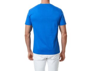 Puuvillane T-särk, V-kaelus, sinine hind ja info | Meeste T-särgid | kaup24.ee