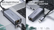 Adapter REAL-EL CE-150 (Tüüp C-Gigabit Ethernet Аdapter) hind ja info | USB jagajad, adapterid | kaup24.ee