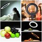 LED reguleeritav Selfie-lamp 50cm 7W / 15,5 cm USB 5V-2A 3000K-6000K hind ja info | Selfie sticks | kaup24.ee