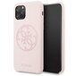 Telefoni korpus Guess GUHCN65LS4GLP iPhone 11 Pro Max light pink/jasnoróżowy hard case Silicone 4G Tone On Tone цена и информация | Telefoni kaaned, ümbrised | kaup24.ee