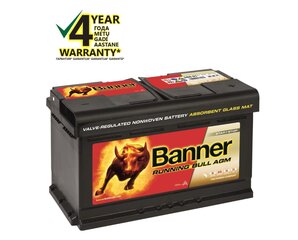 Аккумулятор Banner Running Bull 58001 цена и информация | Banner Автотовары | kaup24.ee