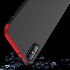 Telefoni korpus 360 Protection iPhone XS Max black-red hind ja info | Telefoni kaaned, ümbrised | kaup24.ee