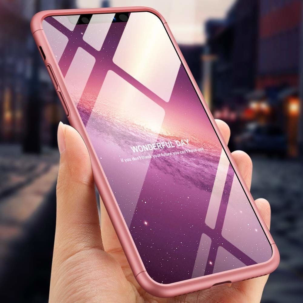 Telefoni korpus 360 Protection iPhone XS Max pink hind ja info | Telefoni kaaned, ümbrised | kaup24.ee