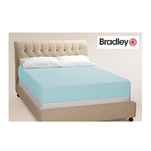 Bradley kummiga voodilina, 120 x 200 cm, helesinine hind ja info | Voodilinad | kaup24.ee