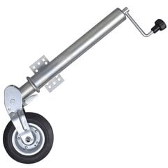 Складное опорное колесо для прицепа, 60 мм цена и информация | Дополнительные принадлежности | kaup24.ee