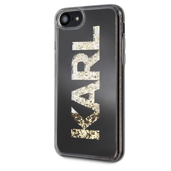 Telefoniümbris Karl Lagerfeld KLHCI8KAGBK iPhone 7 / 8 / SE2 / SE3 black Karl logo Glitter цена и информация | Telefoni kaaned, ümbrised | kaup24.ee