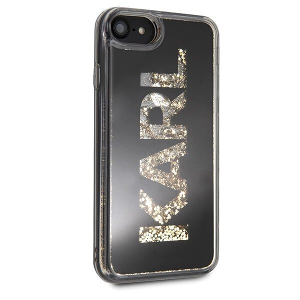 Telefoniümbris Karl Lagerfeld KLHCI8KAGBK iPhone 7 / 8 / SE2 / SE3 black Karl logo Glitter цена и информация | Telefoni kaaned, ümbrised | kaup24.ee