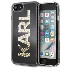 Telefoniümbris Karl Lagerfeld KLHCI8KAGBK iPhone 7 / 8 / SE2 / SE3 black Karl logo Glitter цена и информация | Чехлы для телефонов | kaup24.ee