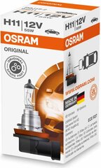 1 Osram OS64211 H11 12V 55W цена и информация | Автомобильная ксеноновая лампа D2R 6000К (Китай) | kaup24.ee