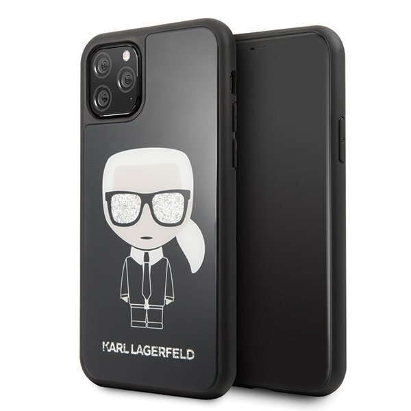 Telefoniümbris Karl Lagerfeld KLHCN58DLFKBK iPhone 11 Pro black hind ja info | Telefoni kaaned, ümbrised | kaup24.ee