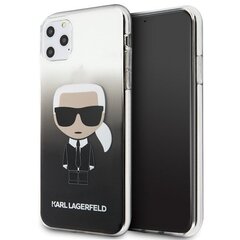 Чехол для телефона Karl Lagerfeld KLHCN65TRDFKBK iPhone 11 Pro Max black Gradient Ikonik Karl цена и информация | Чехлы для телефонов | kaup24.ee