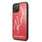 Telefoniümbris Karl Lagerfeld KLHCN58DLKSRE iPhone 11 Pro red hard case Signature Glitter цена и информация | Telefoni kaaned, ümbrised | kaup24.ee