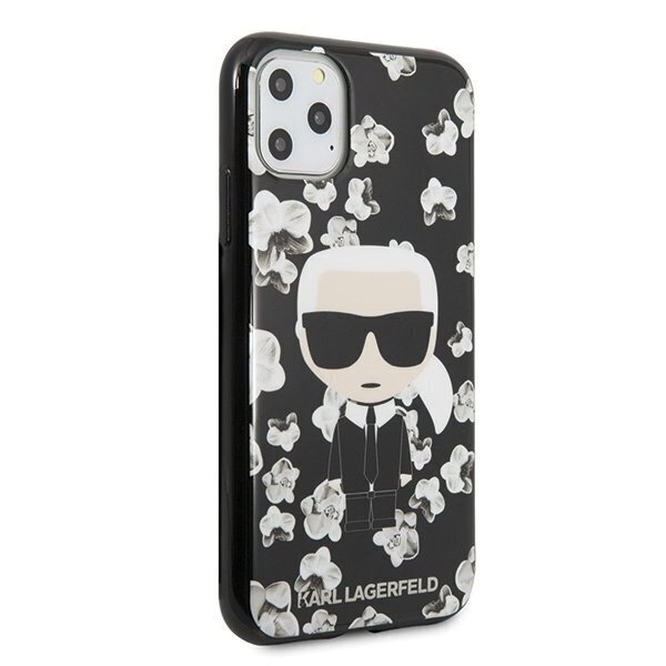 Telefoniümbris Karl Lagerfeld KLHCN58FLFBBK iPhone 11 Pro black Flower Ikonik Karl цена и информация | Telefoni kaaned, ümbrised | kaup24.ee