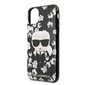 Telefoniümbris Karl Lagerfeld KLHCN58FLFBBK iPhone 11 Pro black Flower Ikonik Karl hind ja info | Telefoni kaaned, ümbrised | kaup24.ee