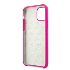 Telefoniümbris Guess GUHCN58LS4GFU iPhone 11 Pro fuksja/fuchsia hard case Silicone 4G Tone On Tone цена и информация | Чехлы для телефонов | kaup24.ee