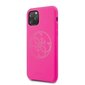 Telefoniümbris Guess GUHCN58LS4GFU iPhone 11 Pro fuksja/fuchsia hard case Silicone 4G Tone On Tone hind ja info | Telefoni kaaned, ümbrised | kaup24.ee