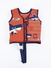 Плавательный жилет Bestway Swim Safe Swim Jacket, M / L, розовый / оранжевый цена и информация | Нарукавники, жилеты для плавания | kaup24.ee
