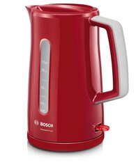 Veekeetja Bosch TWK3A014, punane цена и информация | Электрочайники | kaup24.ee