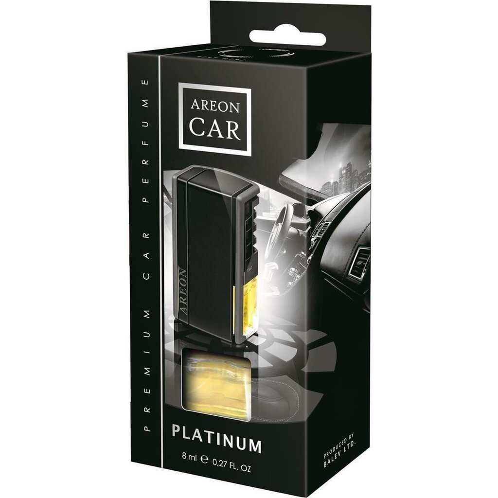 Õhuvärskendaja Areon "CAR" PLATINUM 8ml цена и информация | Autolõhnastajad | kaup24.ee