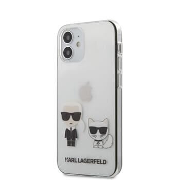 Telefoniümbris Karl Lagerfeld Karl & Choupette Apple iPhone 12 Mini, läbipaistev hind ja info | Telefoni kaaned, ümbrised | kaup24.ee