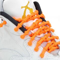 Шнурки Xtenex Original Neon Orange цена и информация | Уход за одеждой и обувью | kaup24.ee