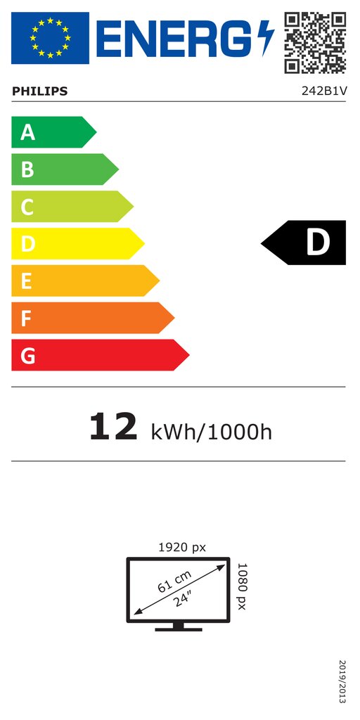 Philips 242B1V hind ja info | Monitorid | kaup24.ee