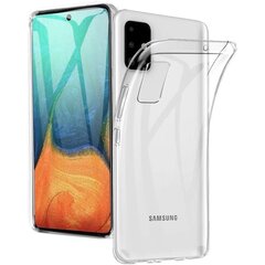 Silikoonist telefoniümbris Hallo Ultra Back Case 1mm Samsung Galaxy A12, läbipaistev цена и информация | Чехлы для телефонов | kaup24.ee