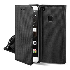 Raamatulaadne telefoniümbris Hallo Smart Magnet Book Case Samsung Galaxy A12, must hind ja info | Telefoni kaaned, ümbrised | kaup24.ee