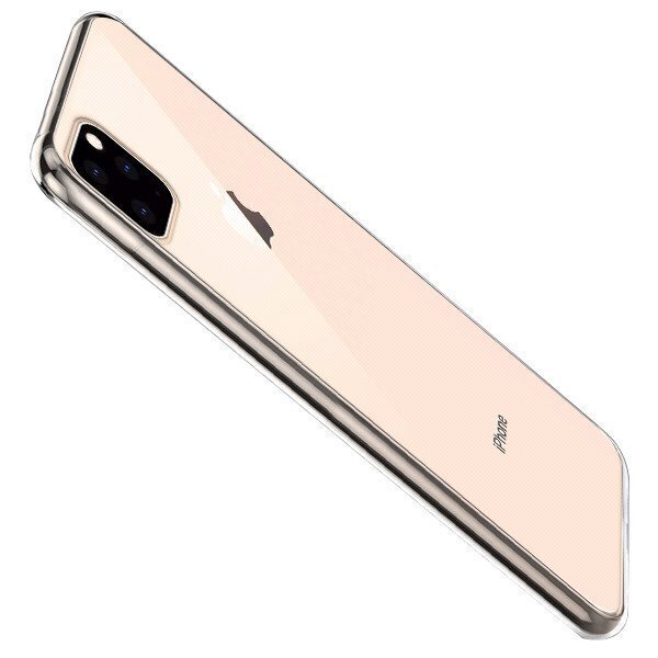 Silikoonist telefoniümbris Hallo Ultra Back Case 0.3 mm Apple iPhone 11 Pro Max, läbipaistev hind ja info | Telefoni kaaned, ümbrised | kaup24.ee