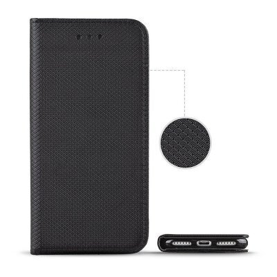 Raamatulaadne telefoniümbris Hallo Smart Magnet Book Case Samsung A715 Galaxy A71, must hind ja info | Telefoni kaaned, ümbrised | kaup24.ee