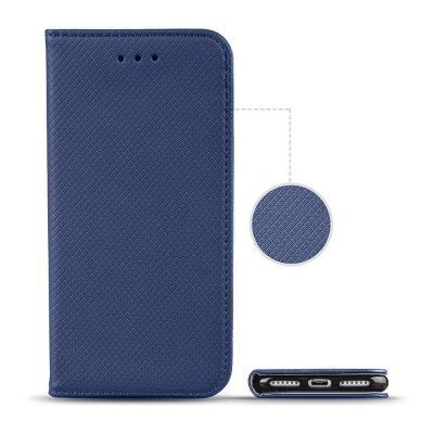 Raamatulaadne telefoniümbris Hallo Smart Magnet Book Case Samsung Galaxy A21, sinine hind ja info | Telefoni kaaned, ümbrised | kaup24.ee