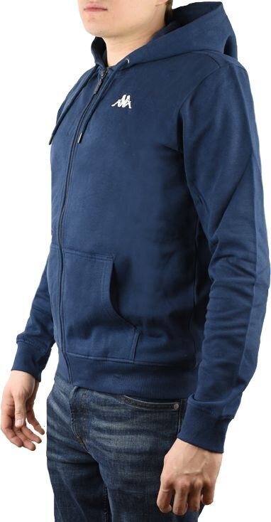 Meeste dressipluus Kappa Veil Hooded 707117-821, sinine hind ja info | Meeste pusad | kaup24.ee