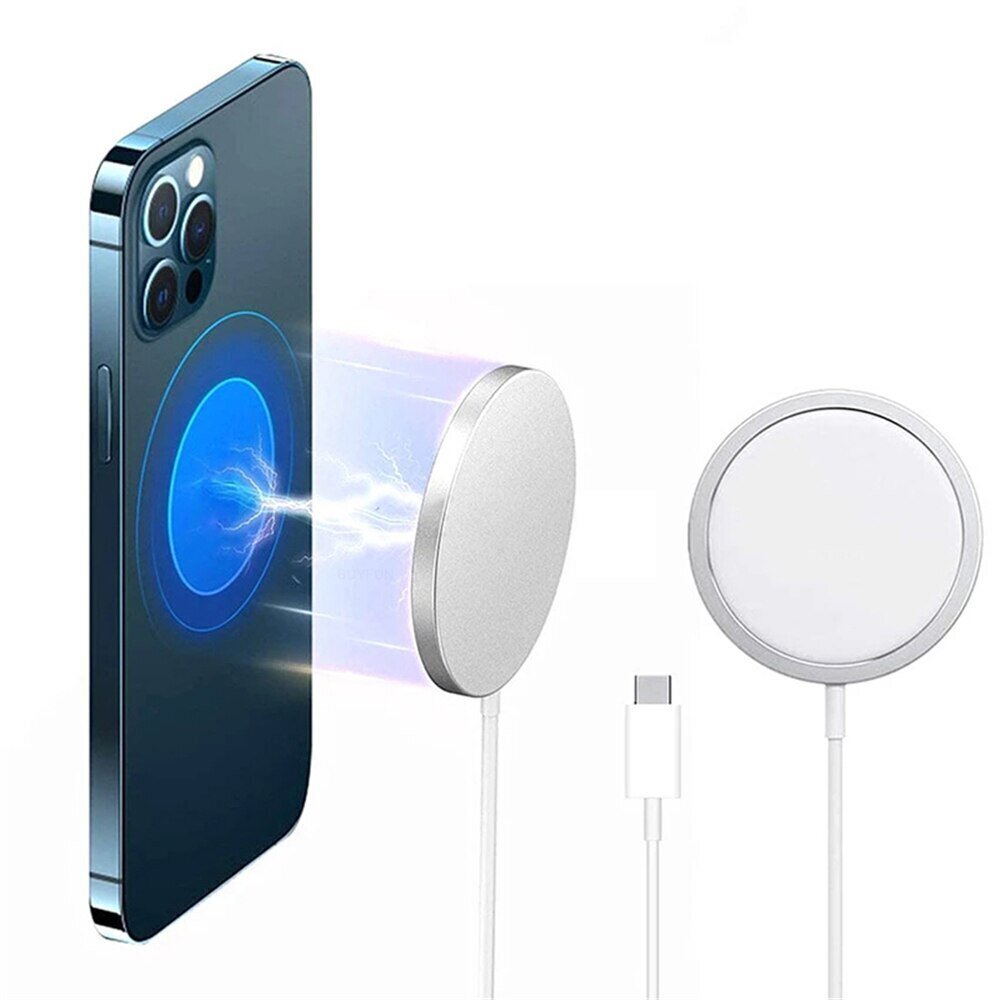 Magnetiline juhtmeta QI laadija kiirlaadimine Iphone 12 Mini / 12/12 Pro / 12 Pro Max hind ja info | Mobiiltelefonide laadijad | kaup24.ee