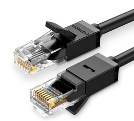 Ugreeni LAN-kaabel / 6e kass / RJ45 / 0.5m / must hind ja info | Kaablid ja juhtmed | kaup24.ee