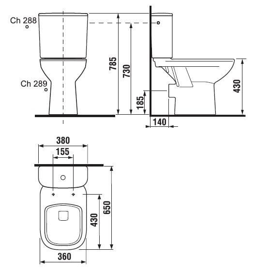 WC-pott Jika Olymp Deep hind ja info | WС-potid | kaup24.ee