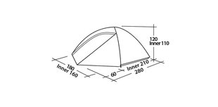 Telk Easy Camp Meteor 300, roheline hind ja info | Easy Camp Sport, puhkus, matkamine | kaup24.ee