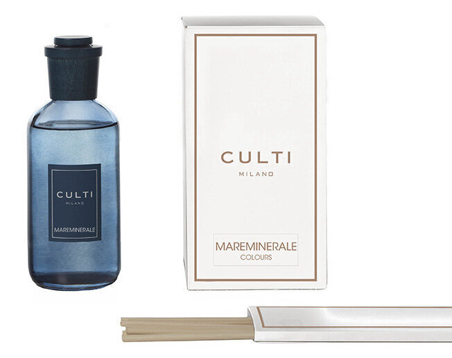Aroomipulkadega kodulõhnastaja Culti Milano Colors Blue Mareminerlae, 250 ml hind ja info | Kodulõhnastajad | kaup24.ee