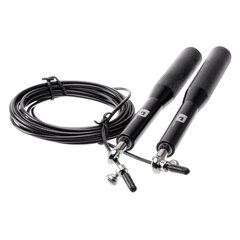 Скакалка IQ Projump 300 см, черная цена и информация | Скакалка Tunturi Pro Adjustable Speed Rope | kaup24.ee