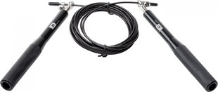 Скакалка IQ Projump 300 см, черная цена и информация | Скакалка Tunturi Pro Adjustable Speed Rope | kaup24.ee