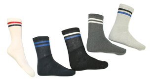 Мужские носки, 5 пар, темно-серые цена и информация | Meeste sokid | kaup24.ee