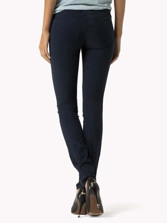 Püksid naistele Tommy Hilfiger, sinine hind ja info | Naiste püksid | kaup24.ee