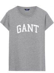 T-särk naistele Gant, hall hind ja info | Naiste pluusid, särgid | kaup24.ee