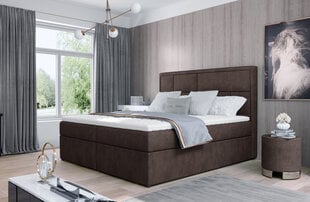 Кровать NORE Meron 03, 140x200 см, коричневая цена и информация | Кровати | kaup24.ee