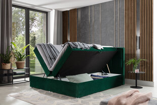 Кровать NORE Meron 09, 140x200 см, зеленая цена и информация | Кровати | kaup24.ee