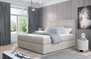 Кровать NORE Meron 23, 140x200 см, бежевая цена и информация | Кровати | kaup24.ee