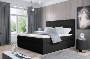 Кровать NORE Meron 26, 140x200 см, черная цена и информация | Кровати | kaup24.ee