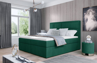Кровать NORE Meron 12, 160x200 см, зеленая цена и информация | Кровати | kaup24.ee