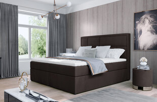 Кровать NORE Meron 11, 180x200 см, темно-коричневая цена и информация | Кровати | kaup24.ee